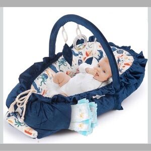 Nebulita Newborn Baby Portable Lounger [Blue]